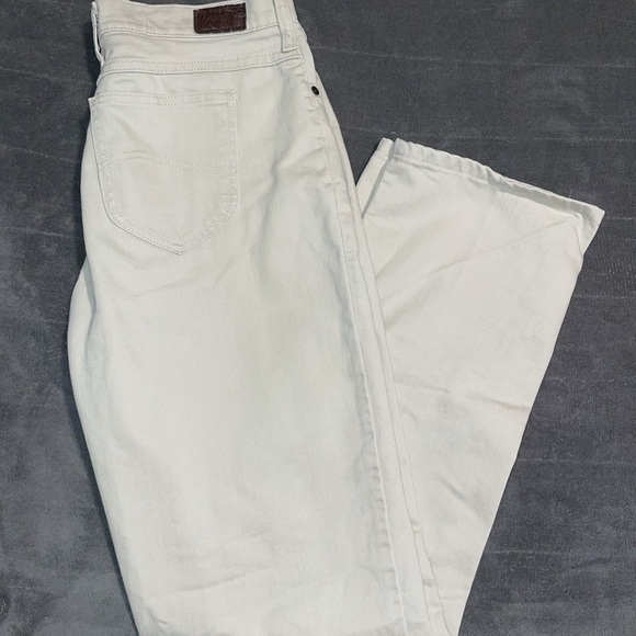 White/Cream straight leg pant - Picture 2 of 4